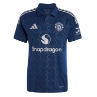 Camiseta Manchester United Alejandro Garnacho #17 Segunda Equipación Replica 2024-25 mangas cortas